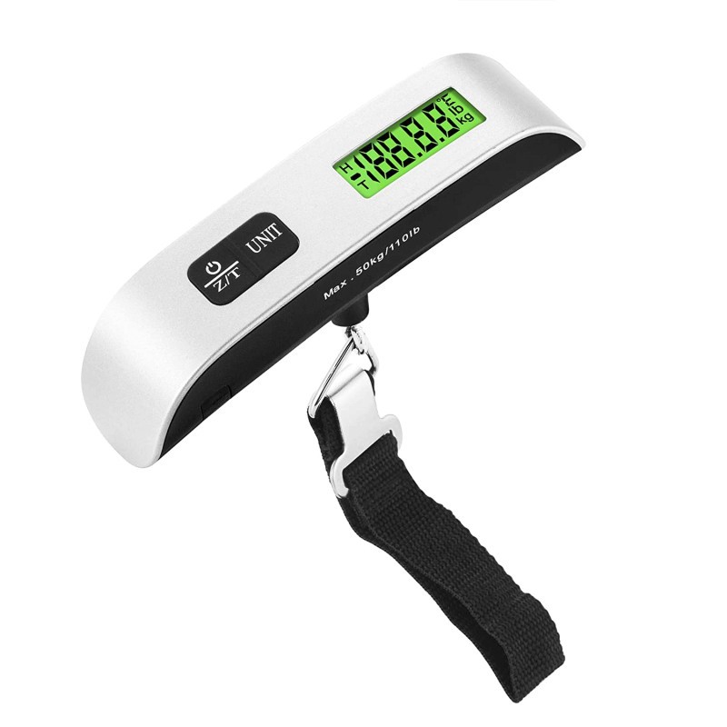110 Lbs Digital Hanging Luggage Scale with Backlight 50KG/10g