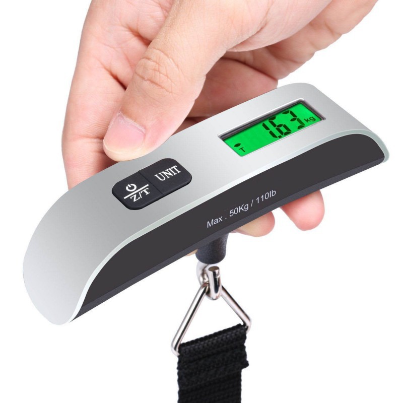 110 Lbs Digital Hanging Luggage Scale with Backlight 50KG/10g