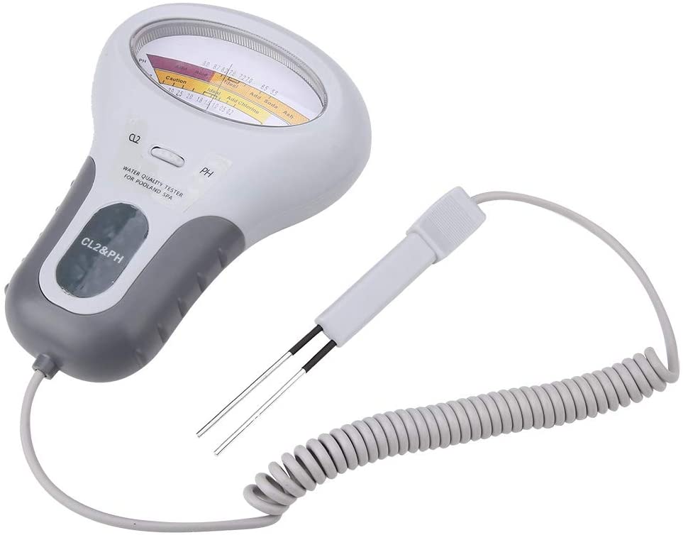 Portable 2 in 1 Water Quality PH and Chlorine Level CL2 Tester