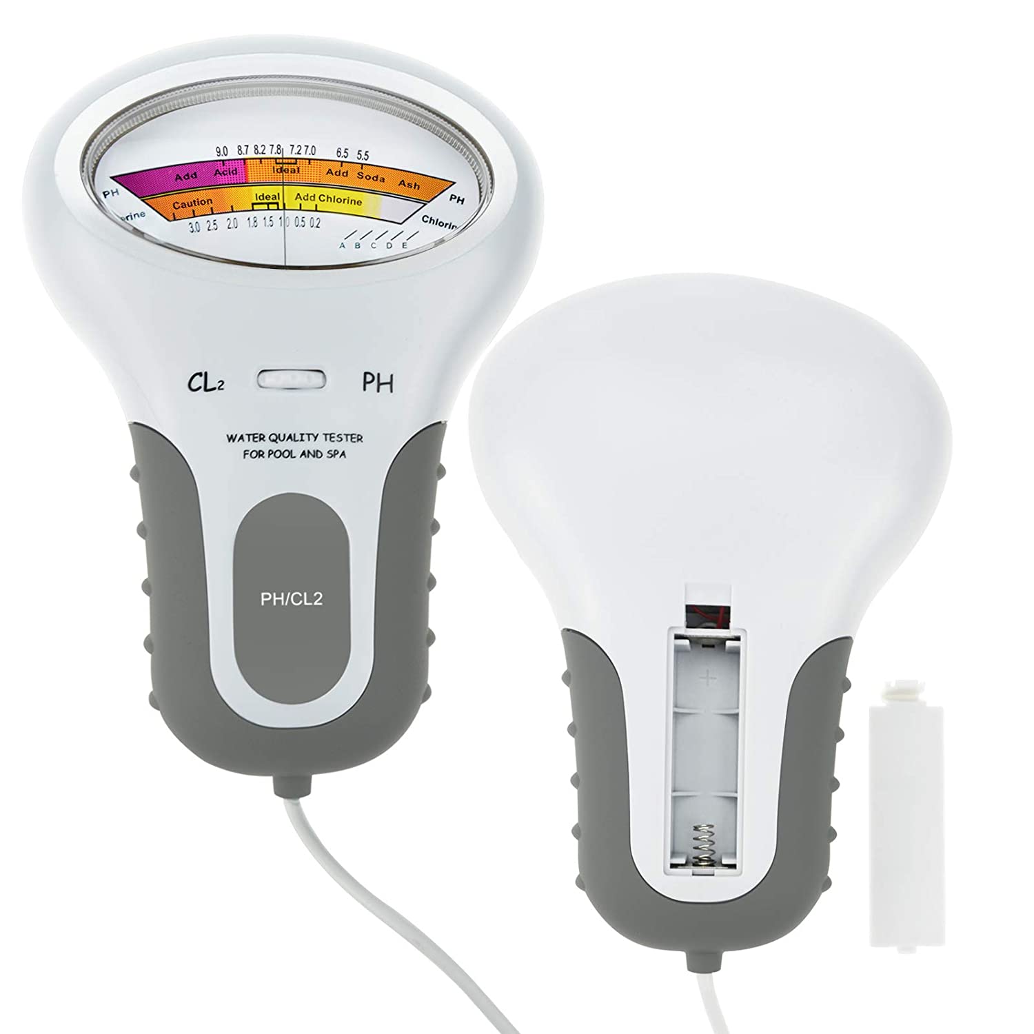 Portable 2 in 1 Water Quality PH and Chlorine Level CL2 Tester