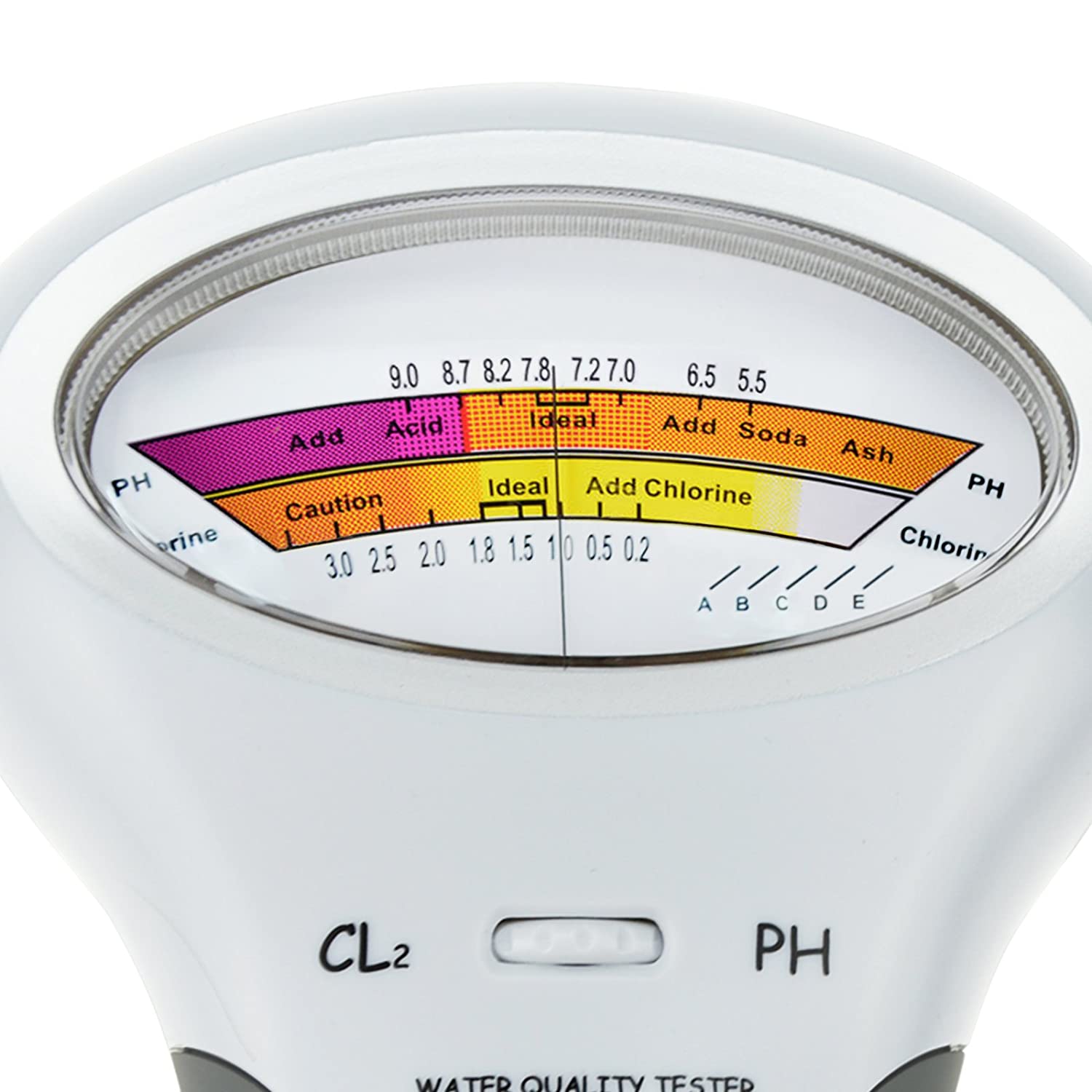 Portable 2 in 1 Water Quality PH and Chlorine Level CL2 Tester