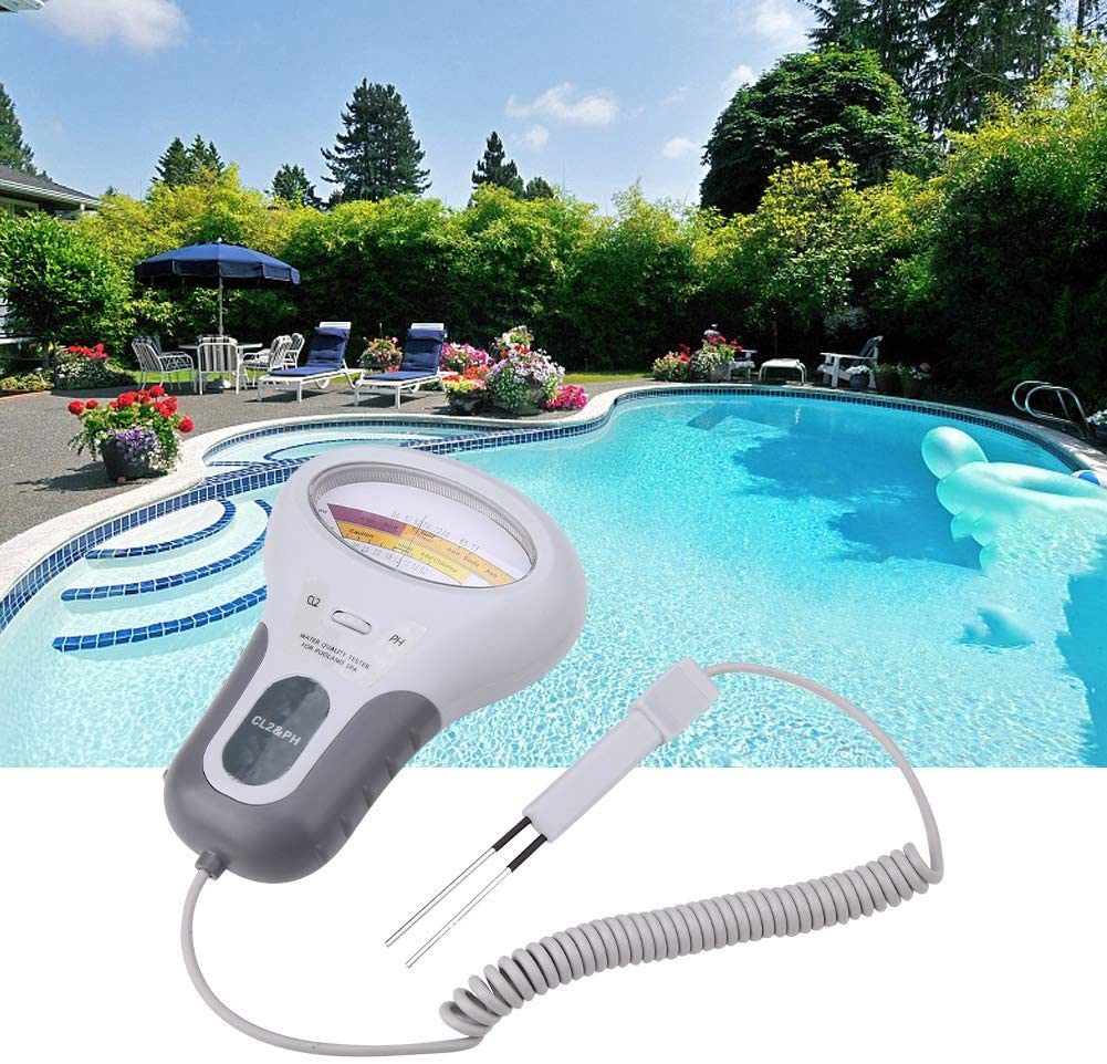 Portable 2 in 1 Water Quality PH and Chlorine Level CL2 Tester