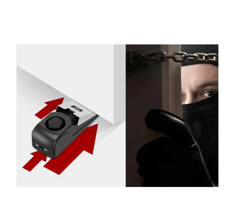 Door Stop Security Alarm 120DB Portable Door Lock